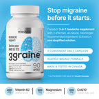 3graine Neurologist-Recommended Daily Migraine Prevention Supplement