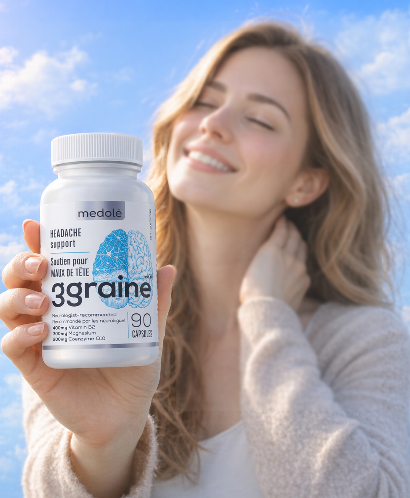 3graine Neurologist-Recommended Daily Migraine Prevention Supplement