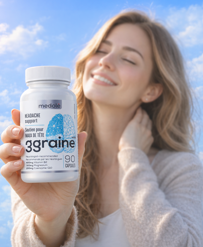3graine Neurologist-Recommended Daily Migraine Prevention Supplement
